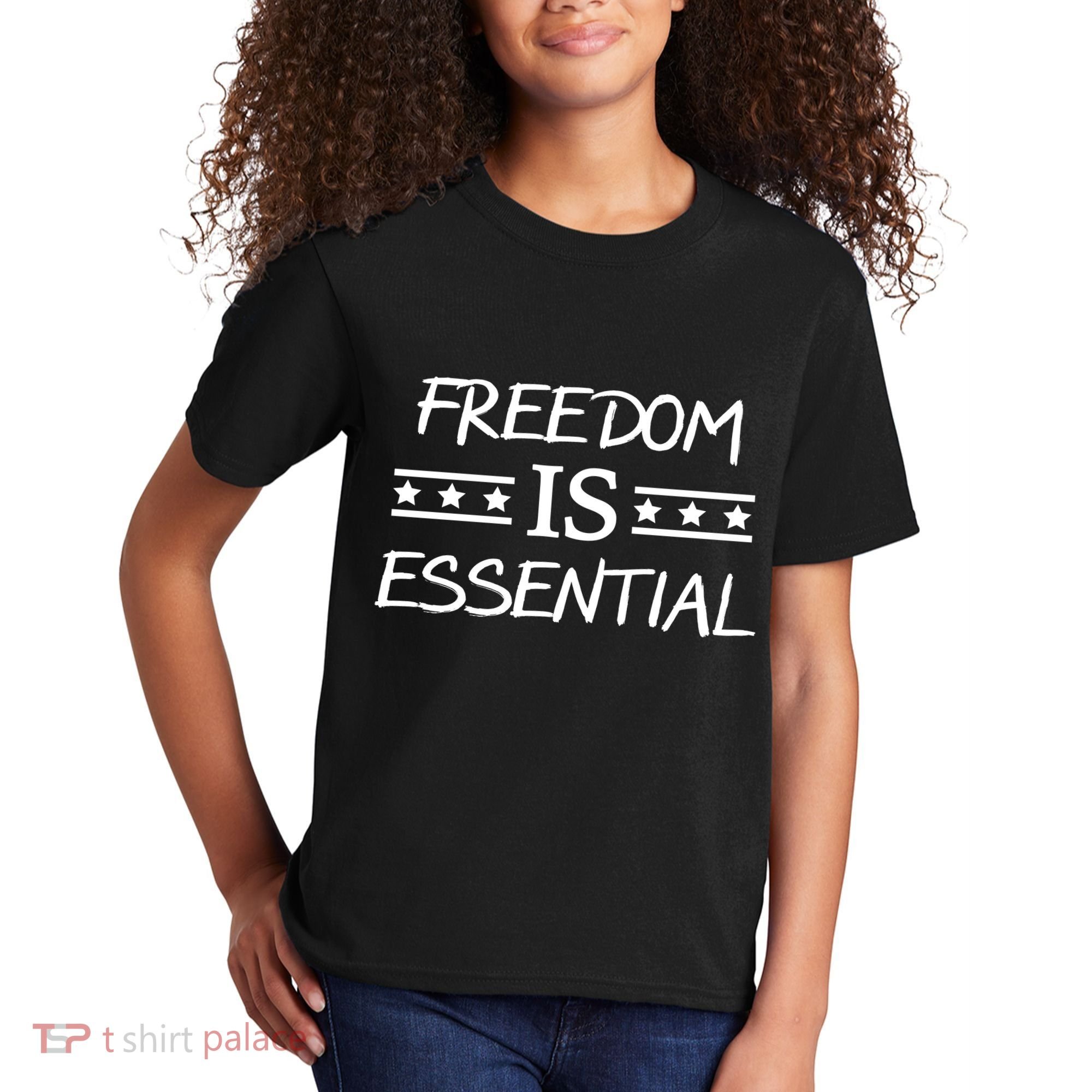 Freedom Is Essential  Kids T-Shirt