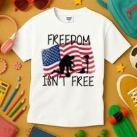 Freedom Isn't Free Kids T-Shirt thumb 3