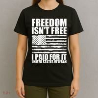 Freedom Isn't Free I Paid For It United States Veteran T-Shirt thumb 4