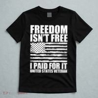 Freedom Isn't Free I Paid For It United States Veteran T-Shirt thumb 5