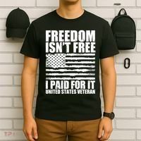 Freedom Isn't Free I Paid For It United States Veteran T-Shirt thumb 6
