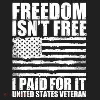 Freedom Isn't Free I Paid For It United States Veteran Hat thumb 2