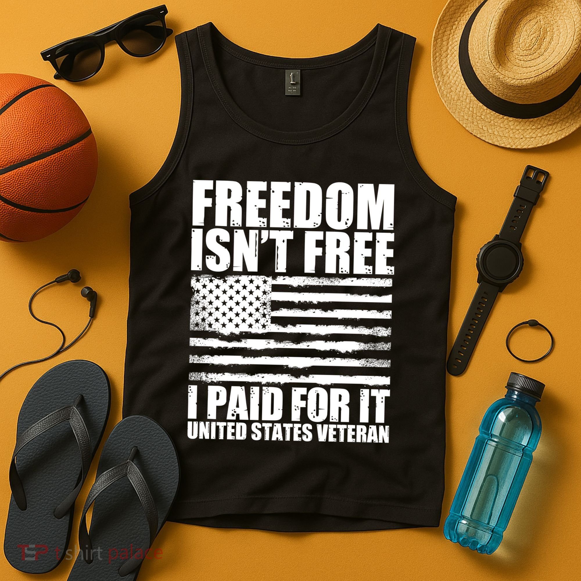 Freedom Isn't Free I Paid For It United States Veteran Tank Top