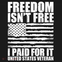 Freedom Isn't Free I Paid For It United States Veteran Women's T-Shirt thumb 6