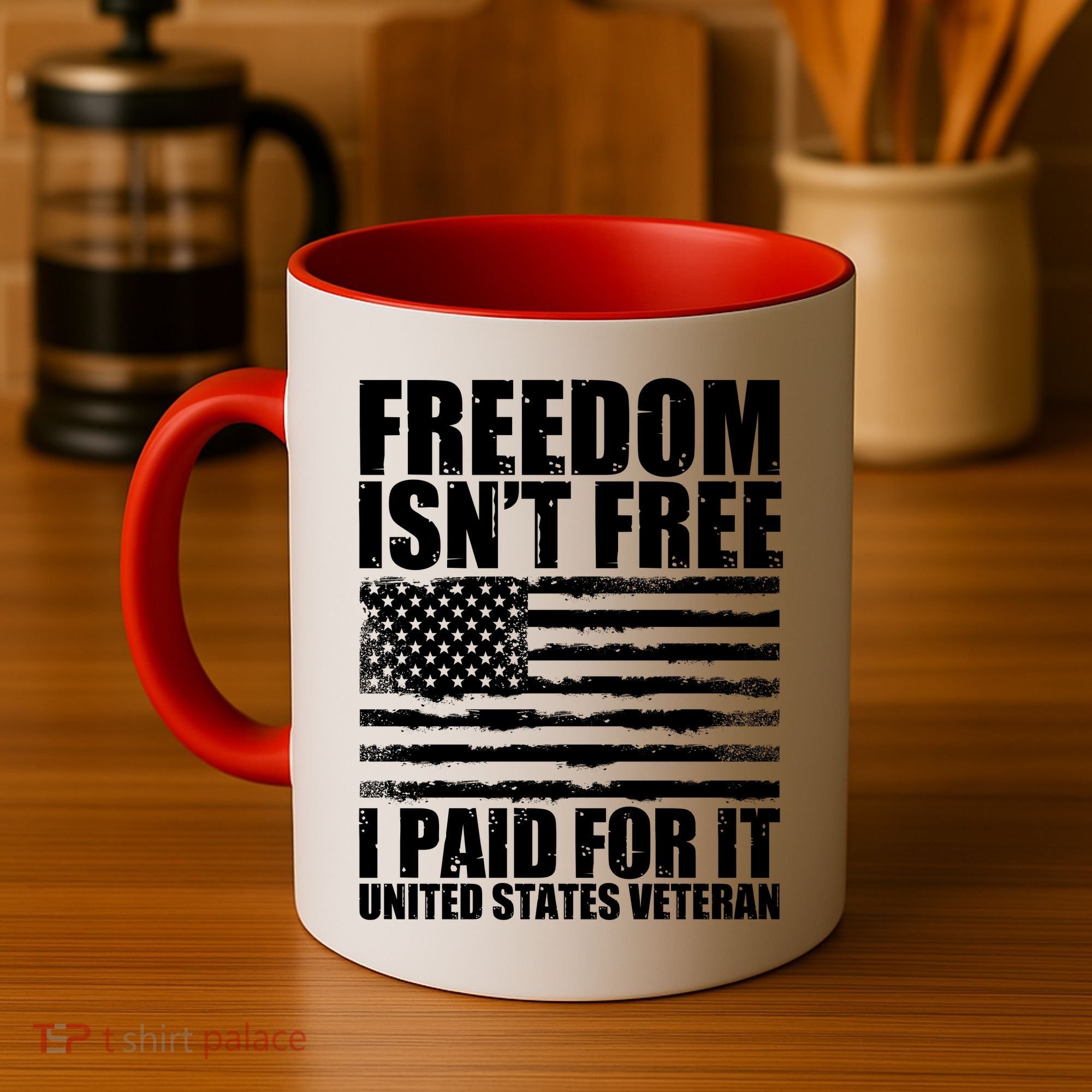 Freedom Isn't Free I Paid For It United States Veteran Coffee Mug