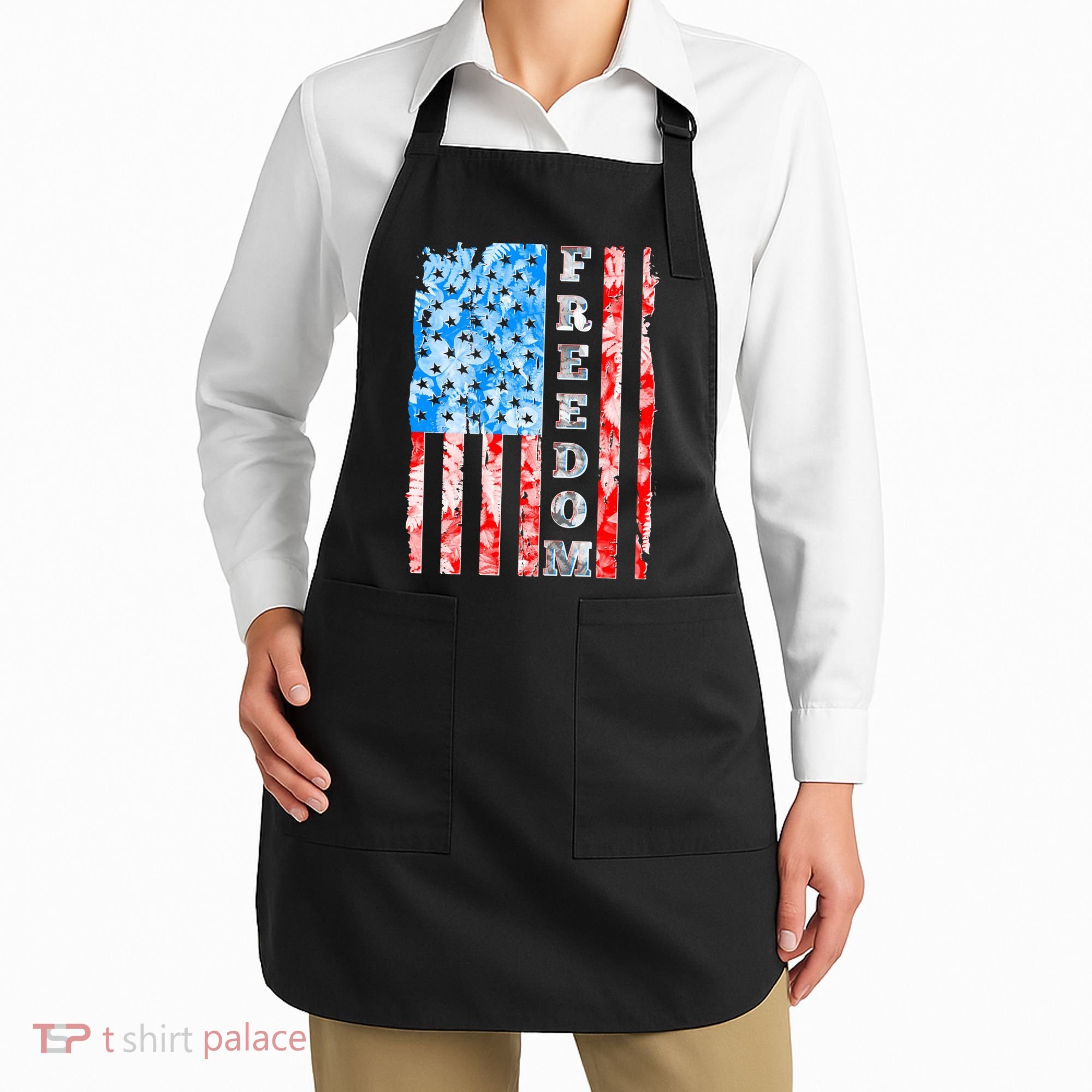 Freedom Nature USA Flag Apron
