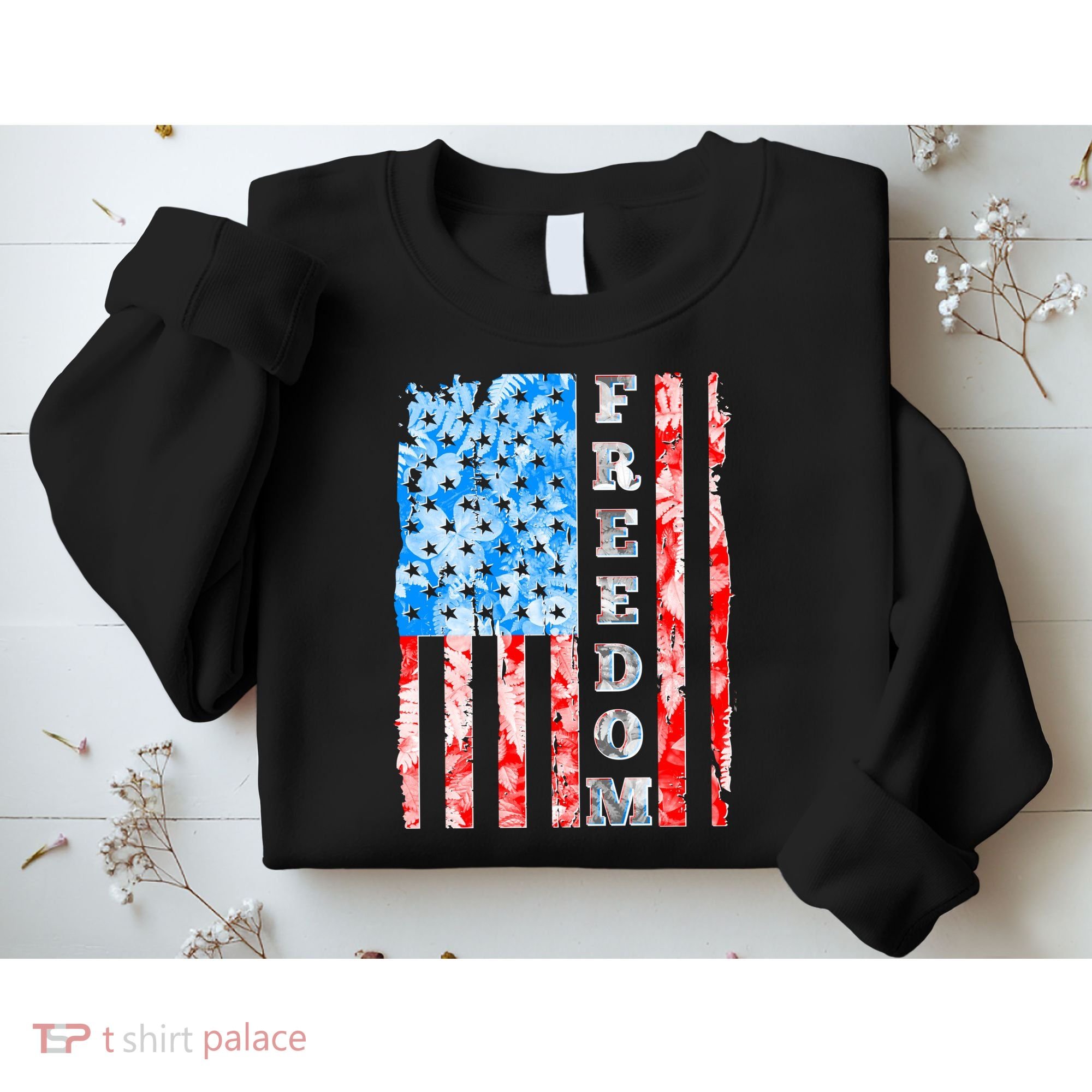 Freedom Nature USA Flag Sweatshirt