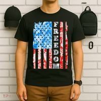 Freedom Nature USA Flag T-Shirt thumb 6