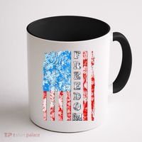 Freedom Nature USA Flag Coffee Mug thumb 1