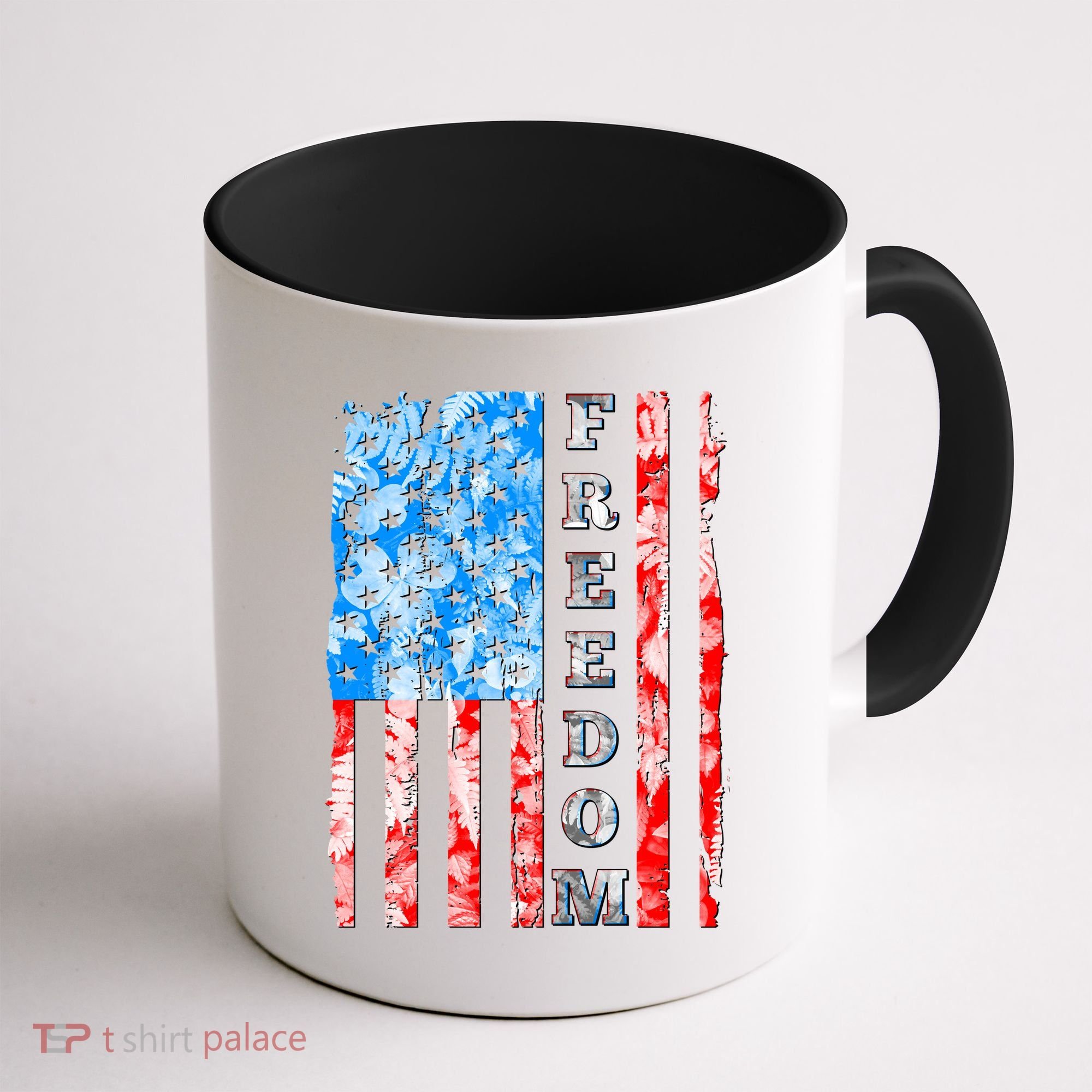 Freedom Nature USA Flag Coffee Mug