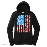 Freedom Nature USA Flag Women's Hoodie thumb 0