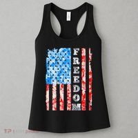 Freedom Nature USA Flag Women's Tank Top thumb 3