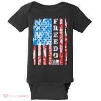 Freedom Nature USA Flag Baby Bodysuit thumb 0