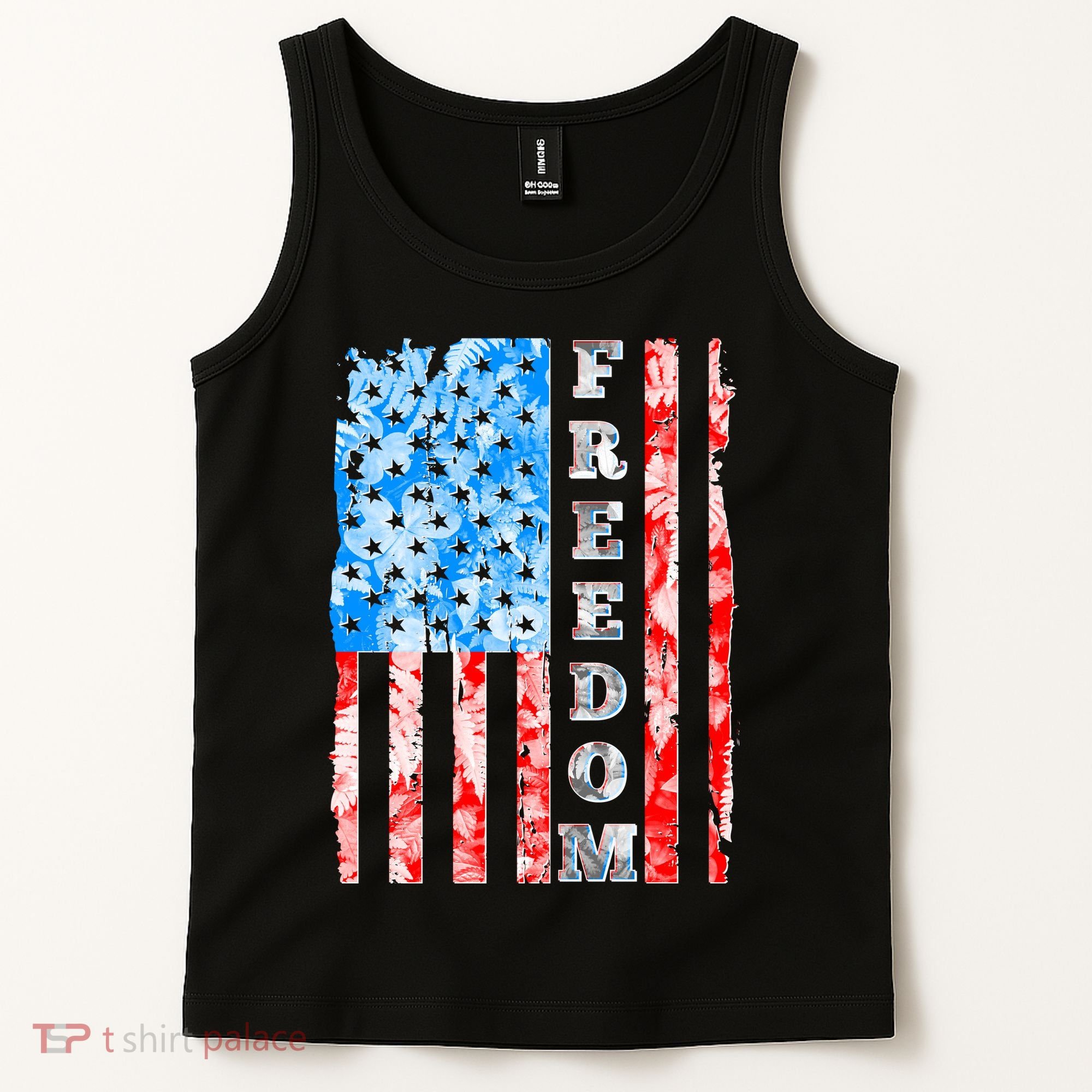 Freedom Nature USA Flag Tank Top