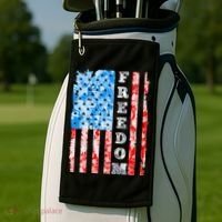 Freedom Nature USA Flag Golf Towel thumb 2