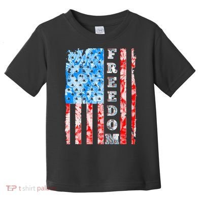 Freedom Nature USA Flag Toddler T-Shirt