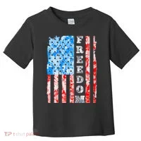 Freedom Nature USA Flag Toddler T-Shirt thumb 0