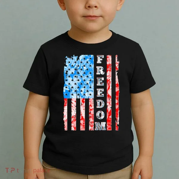 Freedom Nature USA Flag Toddler T-Shirt