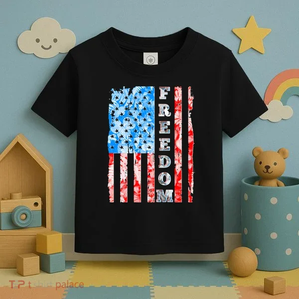 Freedom Nature USA Flag Toddler T-Shirt