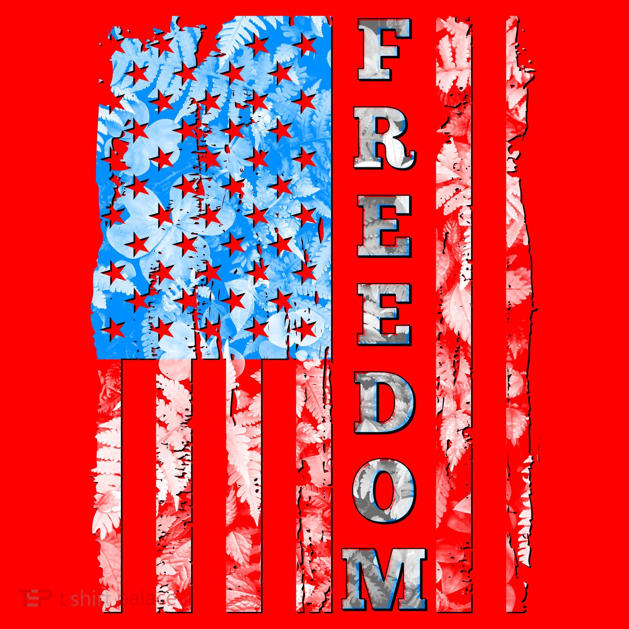 Freedom Nature USA Flag Santa Hat