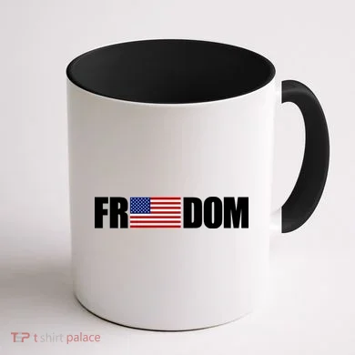 Freedom Simple Logo Coffee Mug back