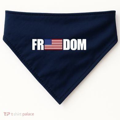 Freedom Simple Logo USA-Made Doggie Bandana