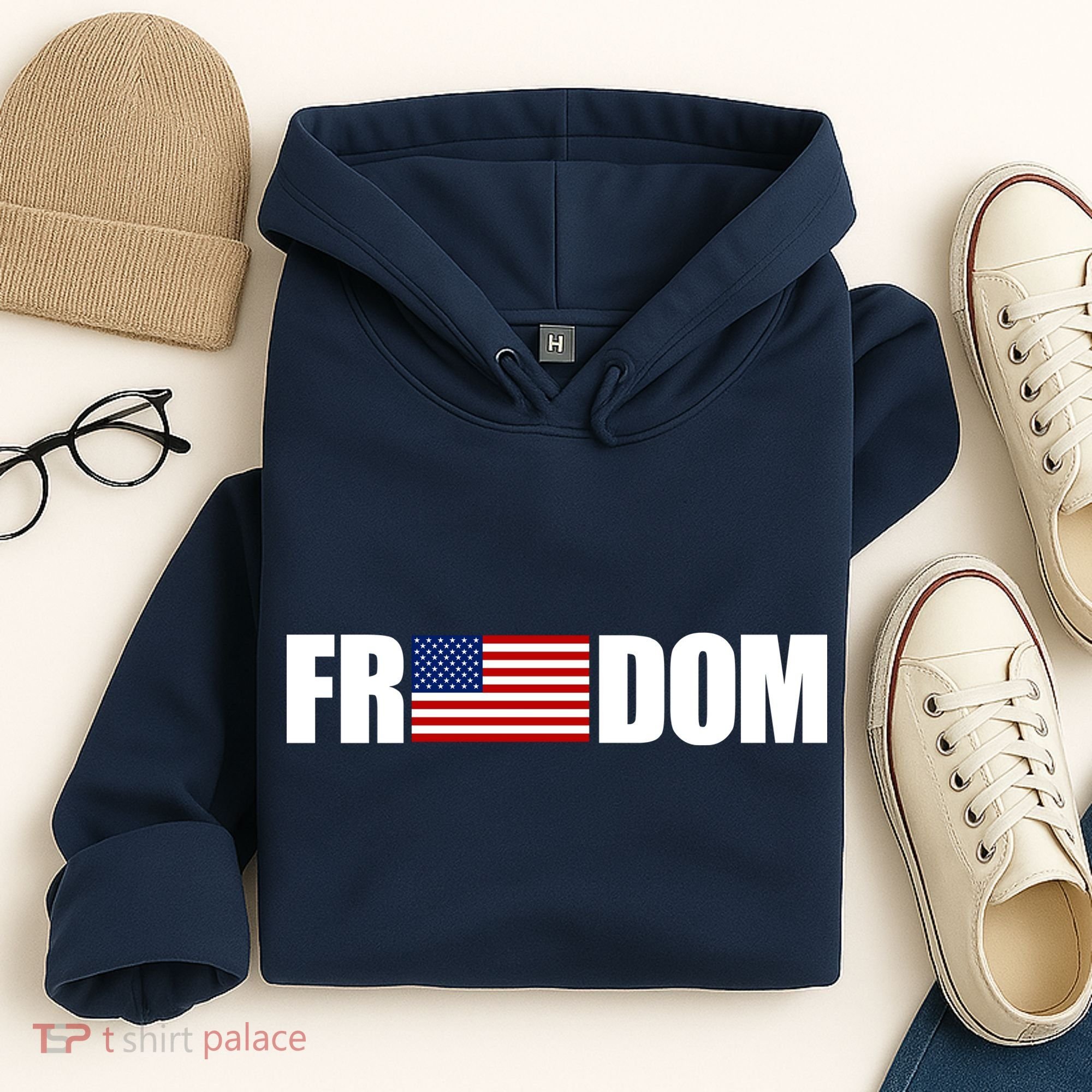 Freedom Simple Logo Hoodie