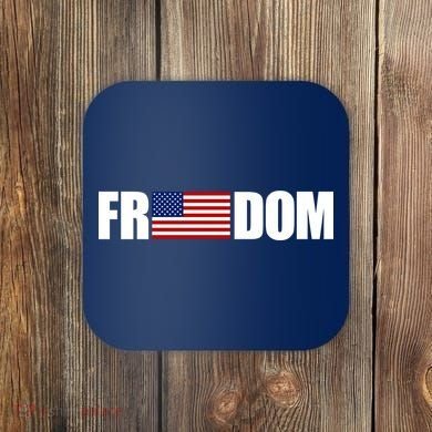 Freedom Simple Logo Coaster