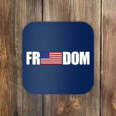 Freedom Simple Logo Coaster