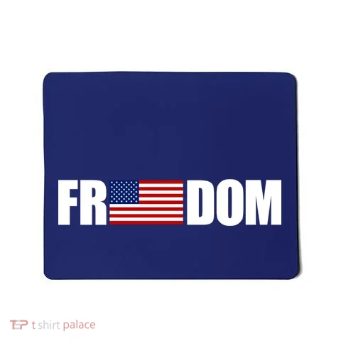 Freedom Simple Logo Mousepad in the selected color