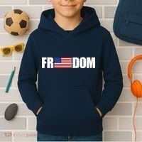 Freedom Simple Logo Kids Hoodie thumb 2