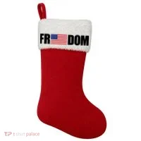 Freedom Simple Logo Christmas Stocking thumb 0