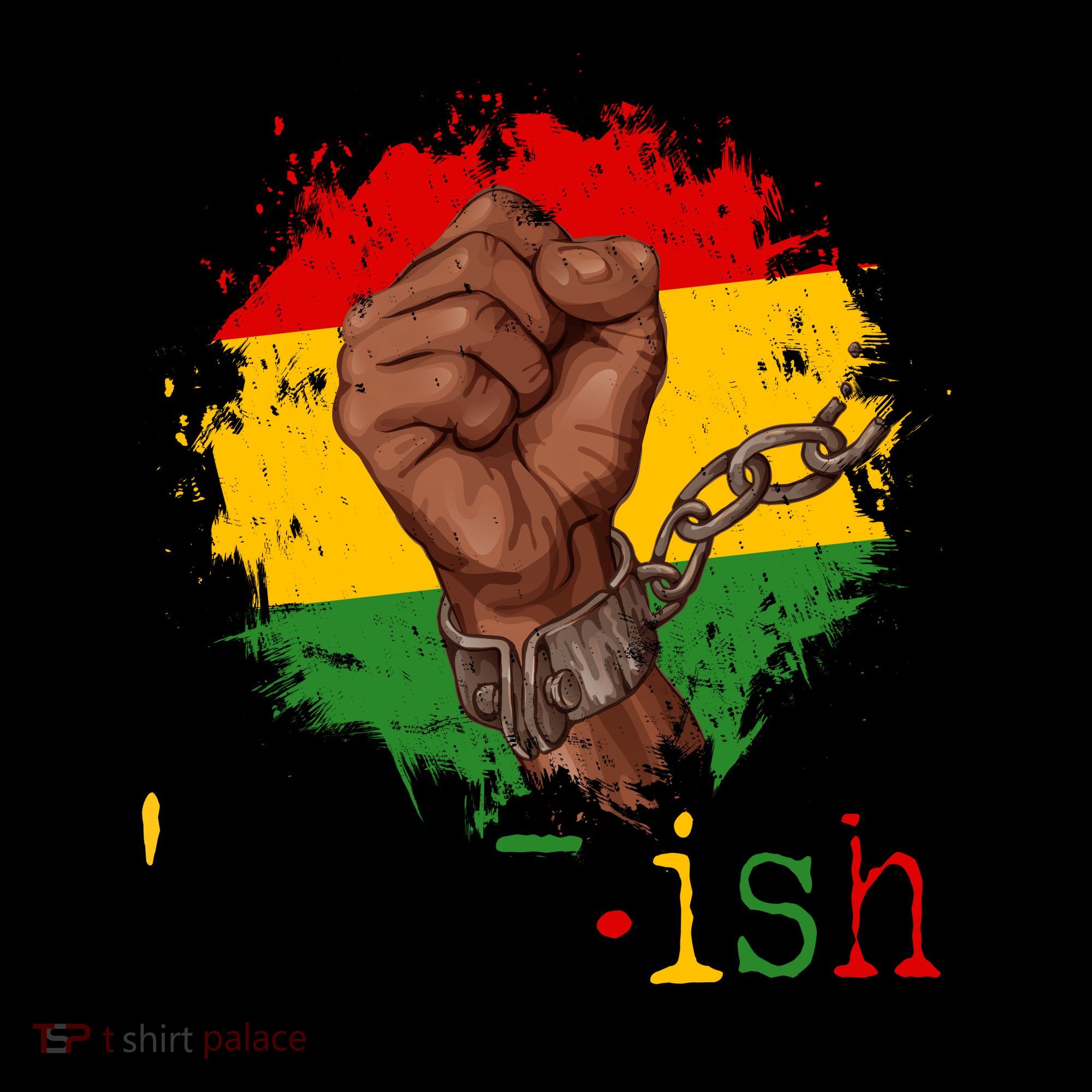 Freeish Juneteenth June 19 Fist Breaking Chains Coffee Mug