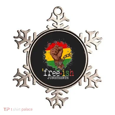 Freeish Juneteenth June 19 Fist Breaking Chains Ornament