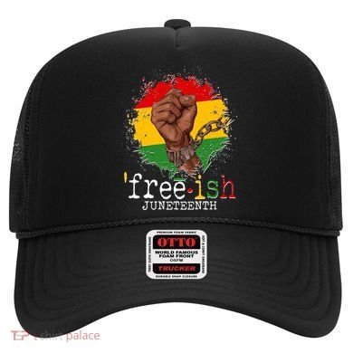 Freeish Juneteenth June 19 Fist Breaking Chains Hat
