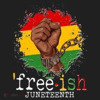 Freeish Juneteenth June 19 Fist Breaking Chains Hat thumb 2