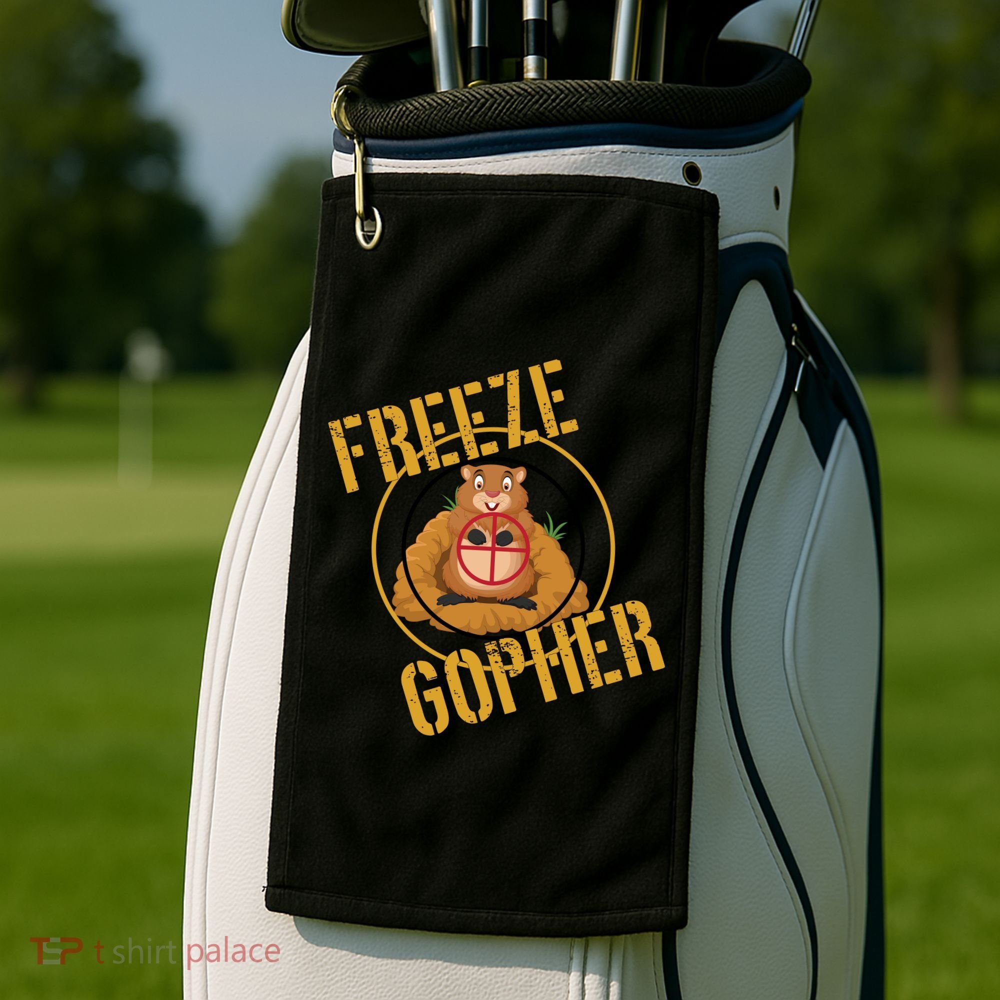 Freeze Gopher Golf Towel
