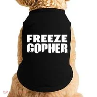 Freeze Gopher Logo Doggie Tank thumb 0