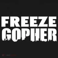 Freeze Gopher Logo Doggie Tank thumb 4
