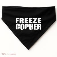 Freeze Gopher Logo USA-Made Doggie Bandana thumb 0