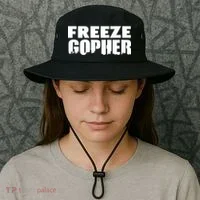 Freeze Gopher Logo Bucket Hat thumb 3