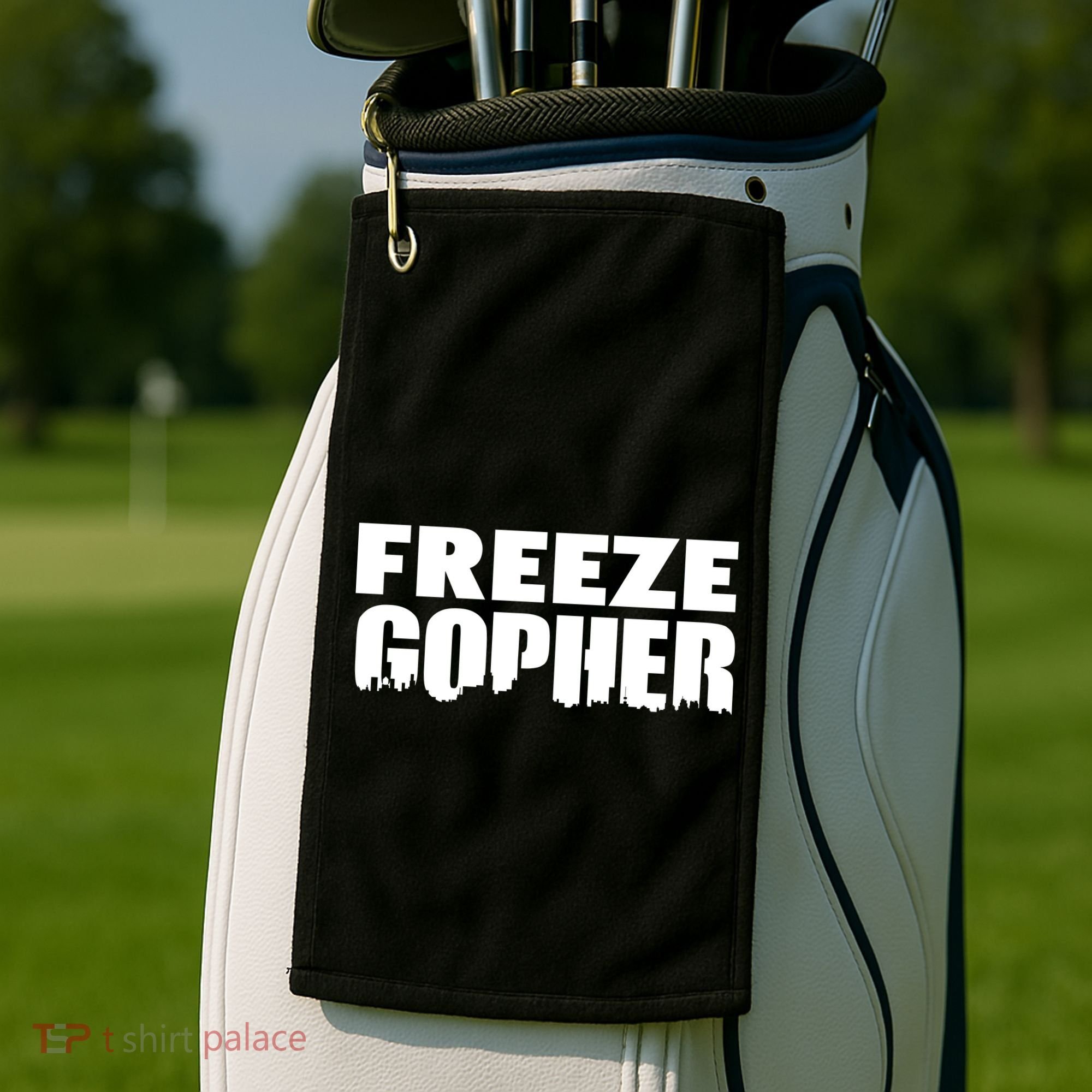 Freeze Gopher Logo Golf Towel