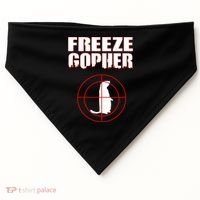 Freeze Gopher Target USA-Made Doggie Bandana thumb 0