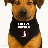 Freeze Gopher Target USA-Made Doggie Bandana thumb 1