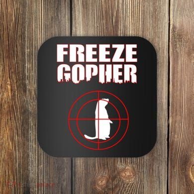 Freeze Gopher Target Coaster