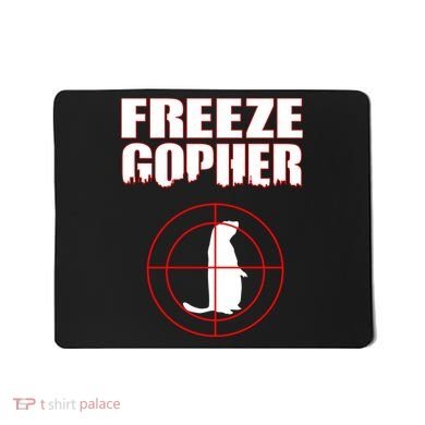 Freeze Gopher Target Mousepad