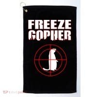 Freeze Gopher Target Golf Towel thumb 0