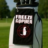 Freeze Gopher Target Golf Towel thumb 2