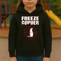Freeze Gopher Target Kids Hoodie thumb 3