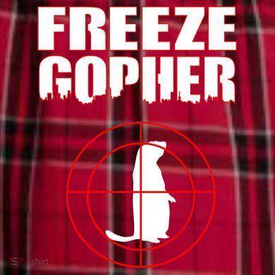 Freeze Gopher Target Women's Flannel Plaid Pajama Pants